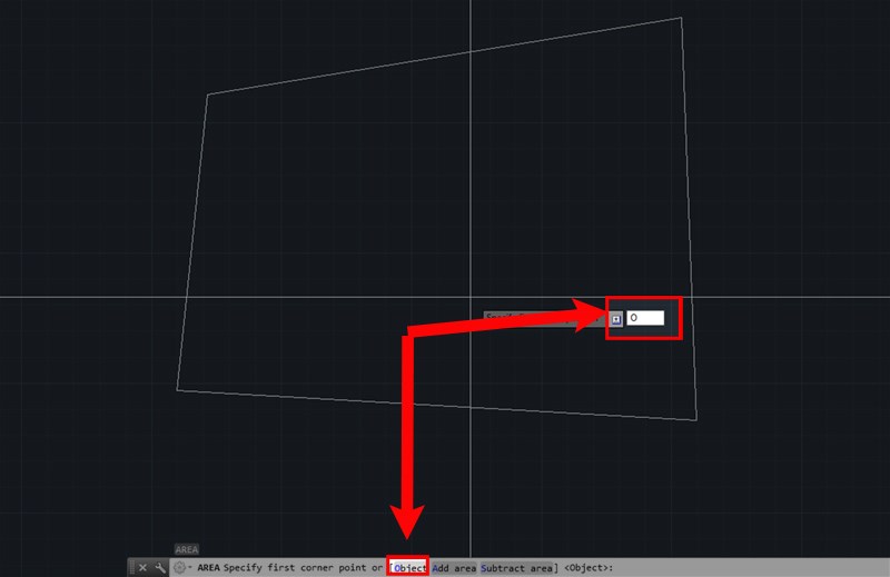 Hình ảnh: Lệnh tính diện tích trong cad bằng lệnh AA (AREA)