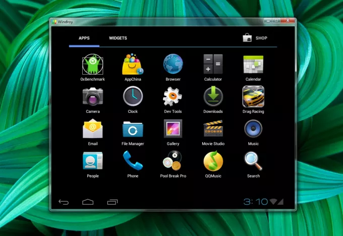 Hình ảnh: Windroy Phần mềm giả lập Android dành riêng cho Windows
